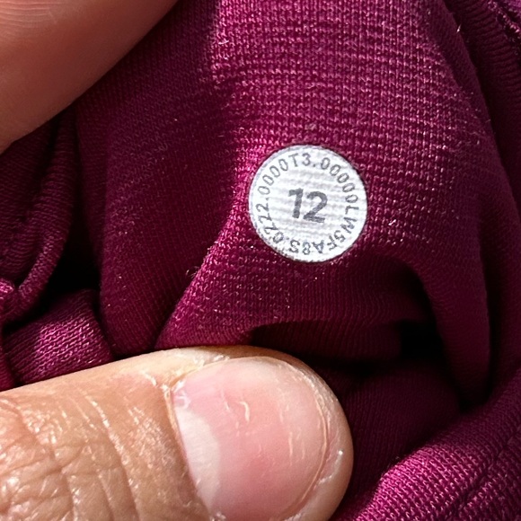 Lululemon InStill High-Rise Tight 25" Magenta Purple 12 - Picture 4 of 5